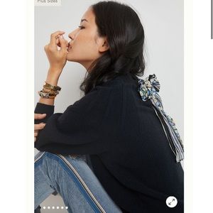 Anthropologie Liora Tie-Back Sweater